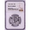 Image 1 : 1965 SMS Kennedy Half Dollar Coin NGC MS67 Cameo