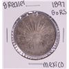 Image 1 : 1897 Go RS Mexico 8 Reales Silver Coin