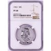 Image 1 : 1963 Proof Franklin Half Dollar Coin NGC PF68