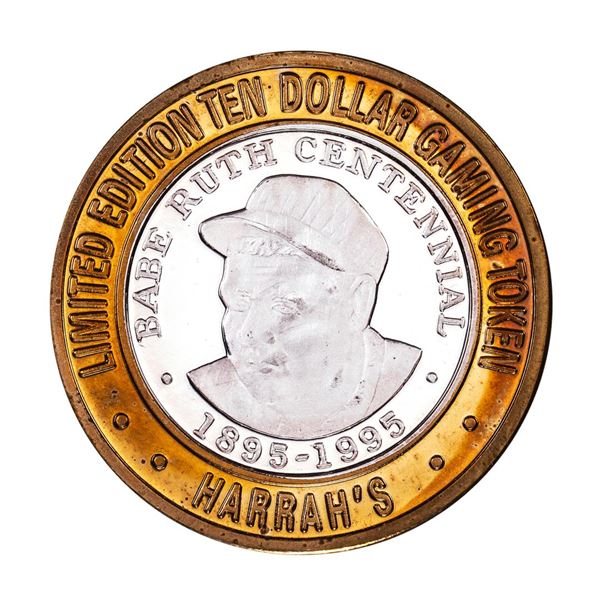 .999 Silver Harrah's Kansas City, MO $10 Casino Limited Edition Gaming Token