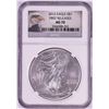 Image 1 : 2012 $1 American Silver Eagle Coin NGC MS70 First Releases