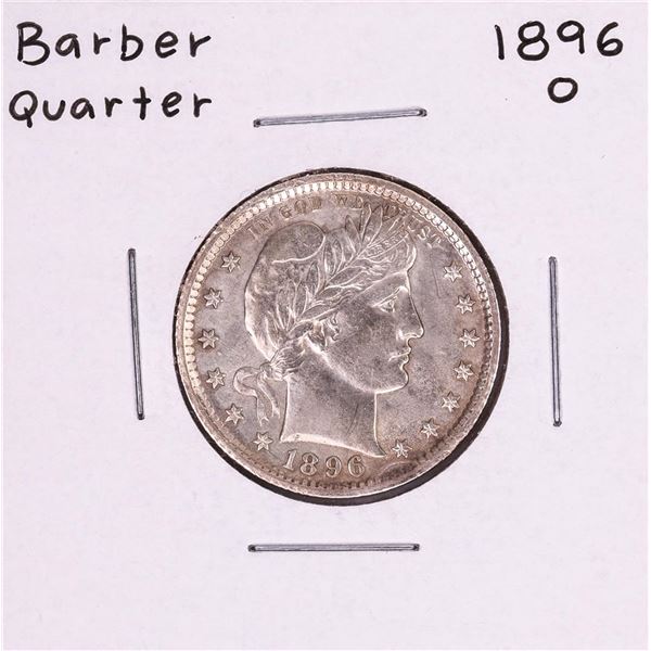 1896-O Barber Quarter Coin