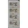 Image 1 : Uncut Sheet of (4) State of Louisiana Baby Bond Obsolete Notes