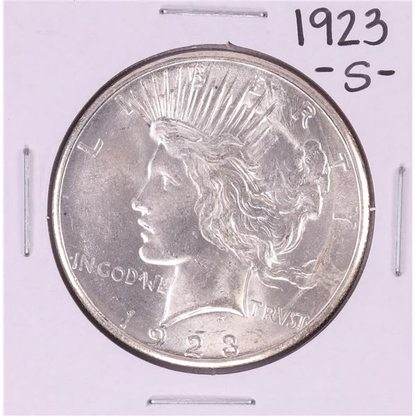 1923-S $1 Peace Silver Dollar Coin