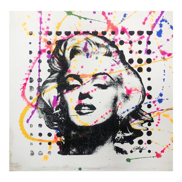 Rodgers "Marilyn Monroe" Original Mixed Media on Canvas