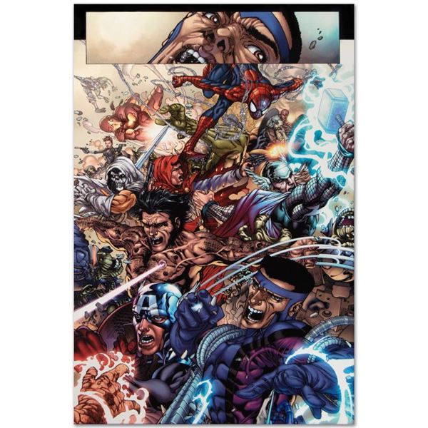 Marvel Comics "Avengers: The Initiative #19" Limited Edition Giclee on Canvas