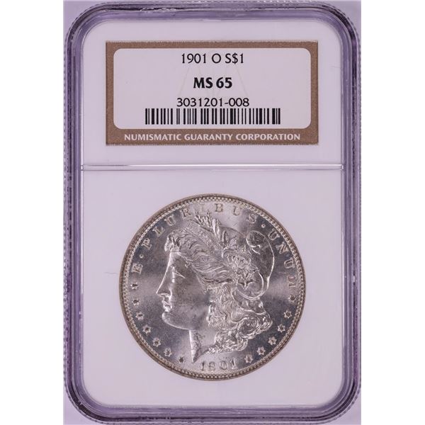 1901-O $1 Morgan Silver Dollar Coin NGC MS65