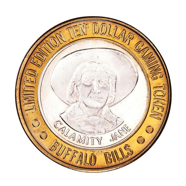 .999 Silver Buffalo Bills Resort & Casino Primm, NV $10 Limited Edition Gaming Token