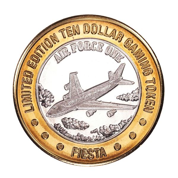 .999 Silver Fiesta Casino and Hotel $10 Casino Limited Edition Gaming Token