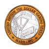 Image 1 : .999 Silver Harrah's Kansas City, MO $10 Casino Limited Edition Gaming Token
