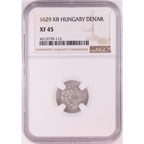 1629 KB Hungary Denar 'Madonna and Child' Coin NGC XF45