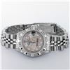Image 3 : Rolex Ladies Stainless Steel Pink MOP Pyramid Diamond Datejust Wristwatch