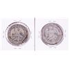 Image 2 : Lot of (2) Mexico 8 Reales Cap & Rays Silver Coins