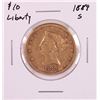 Image 1 : 1889-S $10 Liberty Head Eagle Gold Coin
