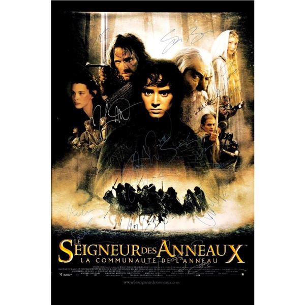 Signed Lord Of The Rings (French) Poster