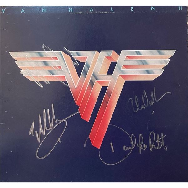 Signed Van Halen II Album Cover