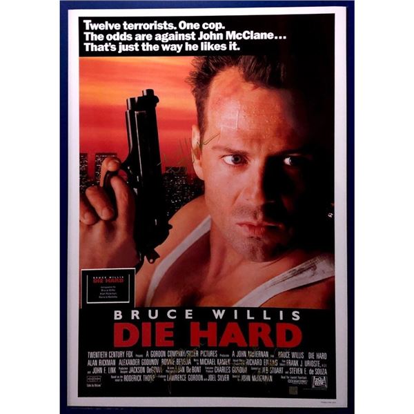 Signed Die Hard Poster