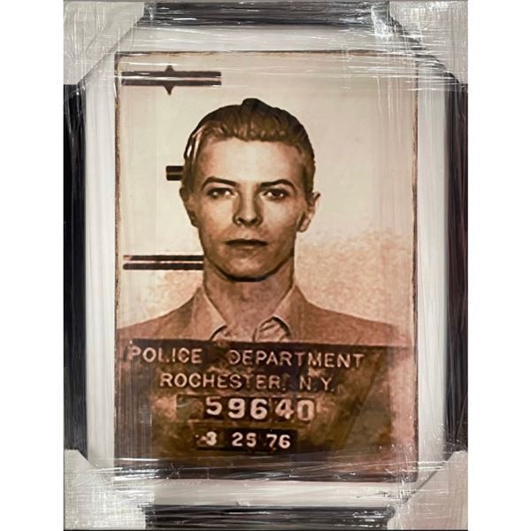 David Bowie Mugshot Limited Edition Print