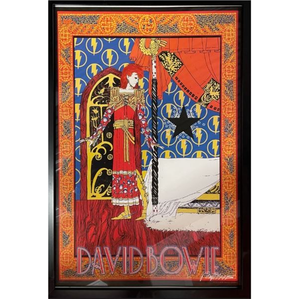 Limited Edition David Bowie Concert Poster designed by Bob Masse