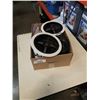 Image 1 : 2 SONANCE SPEAKERS, POWER BAR, ELECTRONICS, GLOVES