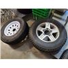 Image 2 : NEW TRAILER TIRE ST205/75 R14 AND JEEP RIM WITH P215/75 R15 TIRE MINOR CRACKS