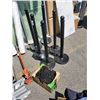 Image 1 : 6 plastic stantions and 200' of plastic chain