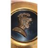 Image 2 : DECORATIVE BRASS WALL SHIELD WITH KNIGHT IMAGERY AND 2 DECORATIVE WALL SWORD - SHIELD 15 INCH DIAMET