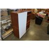 Image 2 : WHITE SLIDING DOOR CABINET - 47 INCHES WIDE X 51 TALL X 17 DEEP