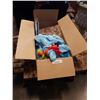 Image 1 : Box of curtains, sony remote, rainbow dash robe and more
