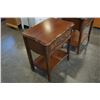 Image 2 : PAIR OF MALCOLM FURNITURE FRENCH PROVINCIAL 1 DRAWER NIGHTSTANDS