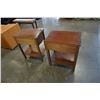 Image 8 : PAIR OF MALCOLM FURNITURE FRENCH PROVINCIAL 1 DRAWER NIGHTSTANDS