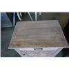Image 2 : 2 DRAWER AND 1 DRAWER NIGHTSTANDS - MAHOGANY AND RUSTIC