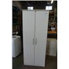 Image 1 : WHITE CUPBOARD - 6 FOOT 1 INCH TALL, 30 INCH WIDE 16 DEEP