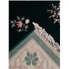 Image 8 : GREEN FRINGED AREA CARPET - 94 INCHES WIDE