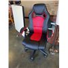Image 1 : AS NEW RED AND BLACK GAMING CHAIR