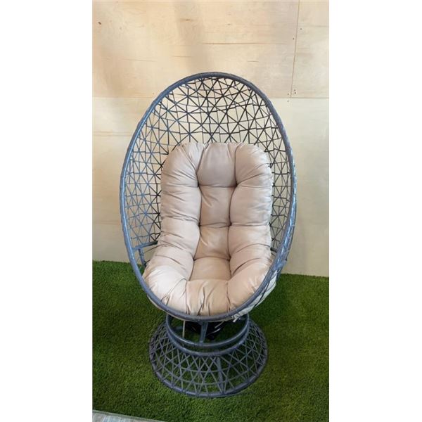 BRAND NEW OUTDOOR SWIVEL EGG CHAIR