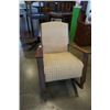 Image 1 : REUPHOLSTERED ANTIQUE MISSION OAK ROCKER