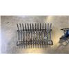 Image 2 : METAL LOG HOLDER, FIREPLACE COMPANION SET AND METAL BRACKET