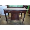 Image 2 : ANTIQUE EASTLAKE STONE TOP WASH STAND - TILE GALLERY