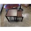 Image 2 : MODERN NESTING ENDTABLE SET WITH REMOVEABLE TRAYS