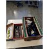 Image 1 : MEN'S SIZE 8 PEGADA SHOES AND BOX OF WOMEN'S SHOES