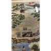 Image 8 : EASTERN WALL ART AND 13 INCH TALL FIGURE , 23 INCH TALL EGYPTIAN FIGURE AND STITCHED EASTERN ART