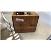Image 8 : WOOD CRATE OF VINTAGE BOTTLES