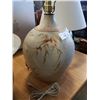 Image 2 : 3 TABLE LAMPS - POTTERY, CERAMIC AND METAL