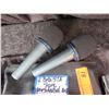 Image 2 : Qty 2 SHURE Beta57 Presidential Microphones w/ Mic Clips & Windscreens