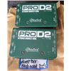 Image 1 : Qty 2 Radial PRO D2 Stereo DI Box for Keyboards or Other Stereo Audio Inputs