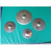 Image 1 : Cymbal Set: Paiste 10" Belle, Zildjian Splash 12" & AZUKA Latin Hand Cymbal
