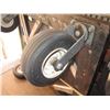 Image 2 : 1 - PAIR Large Air Tire 4' x 4' Rolling Carts w/ Angle Iron Support