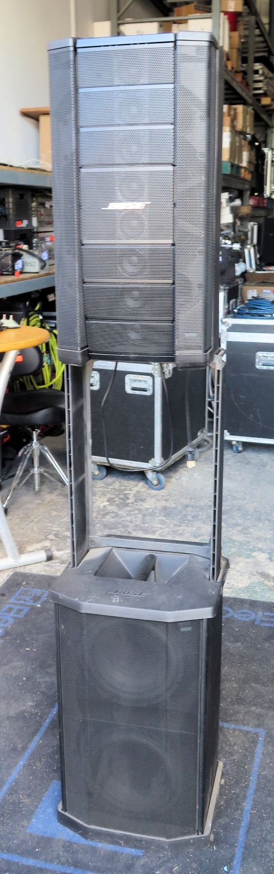 Demo: Bose Tower PA System, F1 Top Module + F1 Bass Module, (Retail $3000)