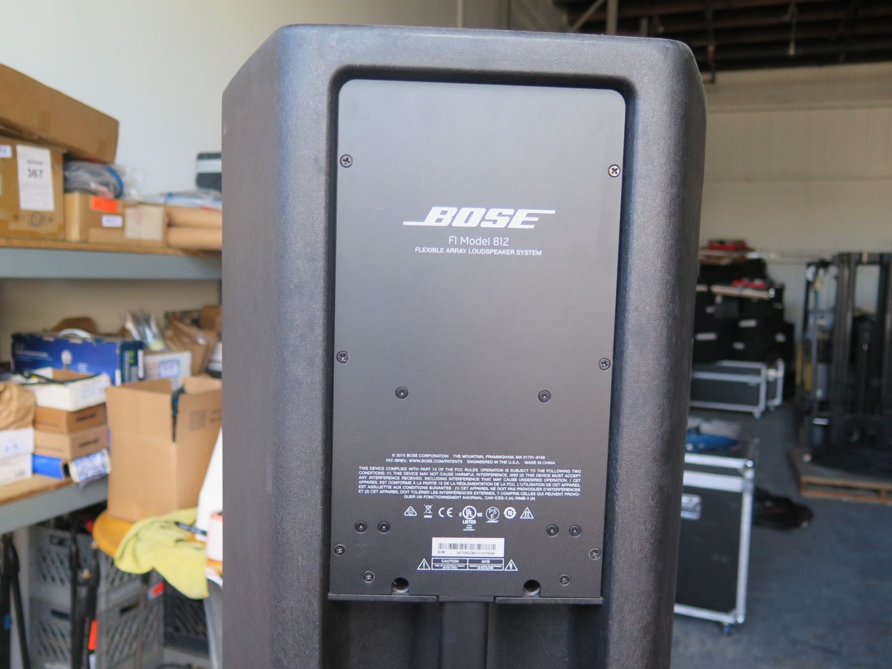 Demo: Bose Tower PA System, F1 Top Module + F1 Bass Module, (Retail $3000)